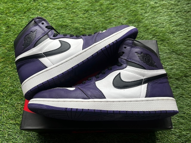 NIKE AIR JORDAN 1 RETRO HIGH OG COURT PURLE 555088-500 27.5cm 26710