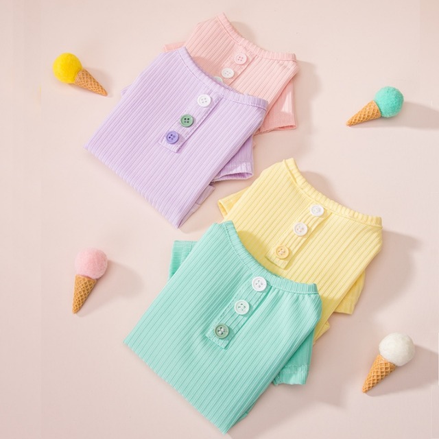 Pastel Colorful Button Shirts