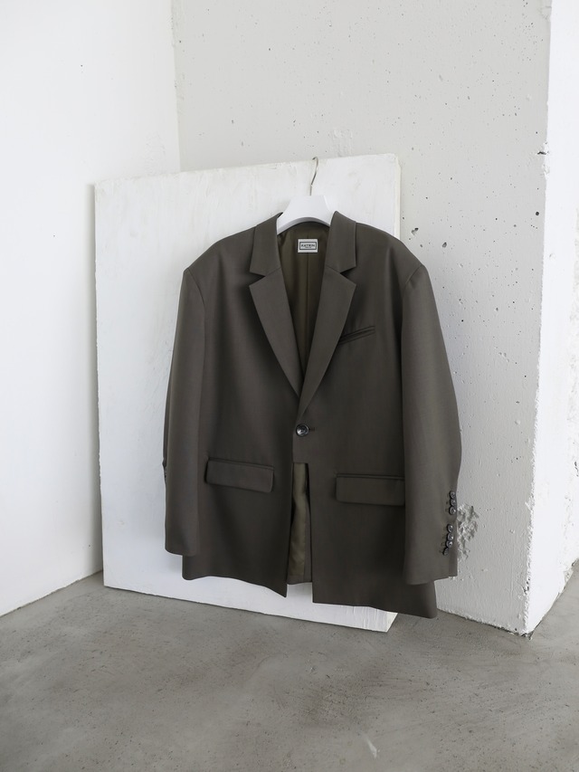 【Exclusive Line】JAPAN MADE oversize jacket（charcoal）