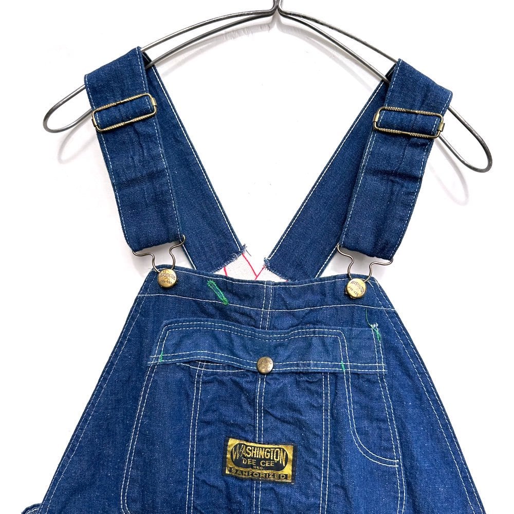 WASHINGTON DEE CEE] Vintage low back denim overalls [1960s