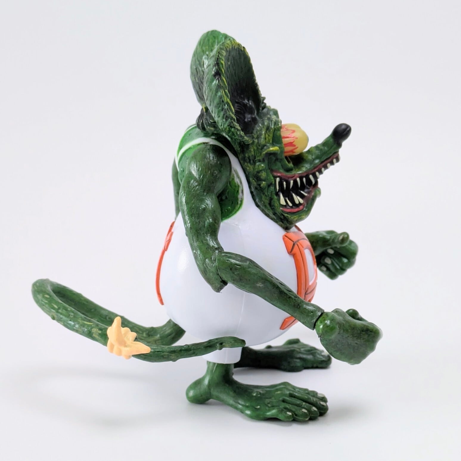 ♧ ⚡️SPECIAL LIMITED⚡️【 Rat Fink ラットフィンク 】 PVCアクションフィギュア / 可動フィギュア / WHITE 〚アメリカン雑貨 アメトイ〛