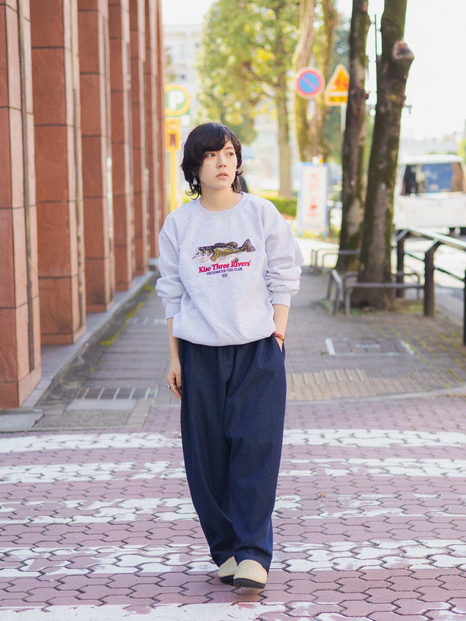 VOIRY SUNDAY PANTS-DENIM D-BLUE / VOIRY | PEPS