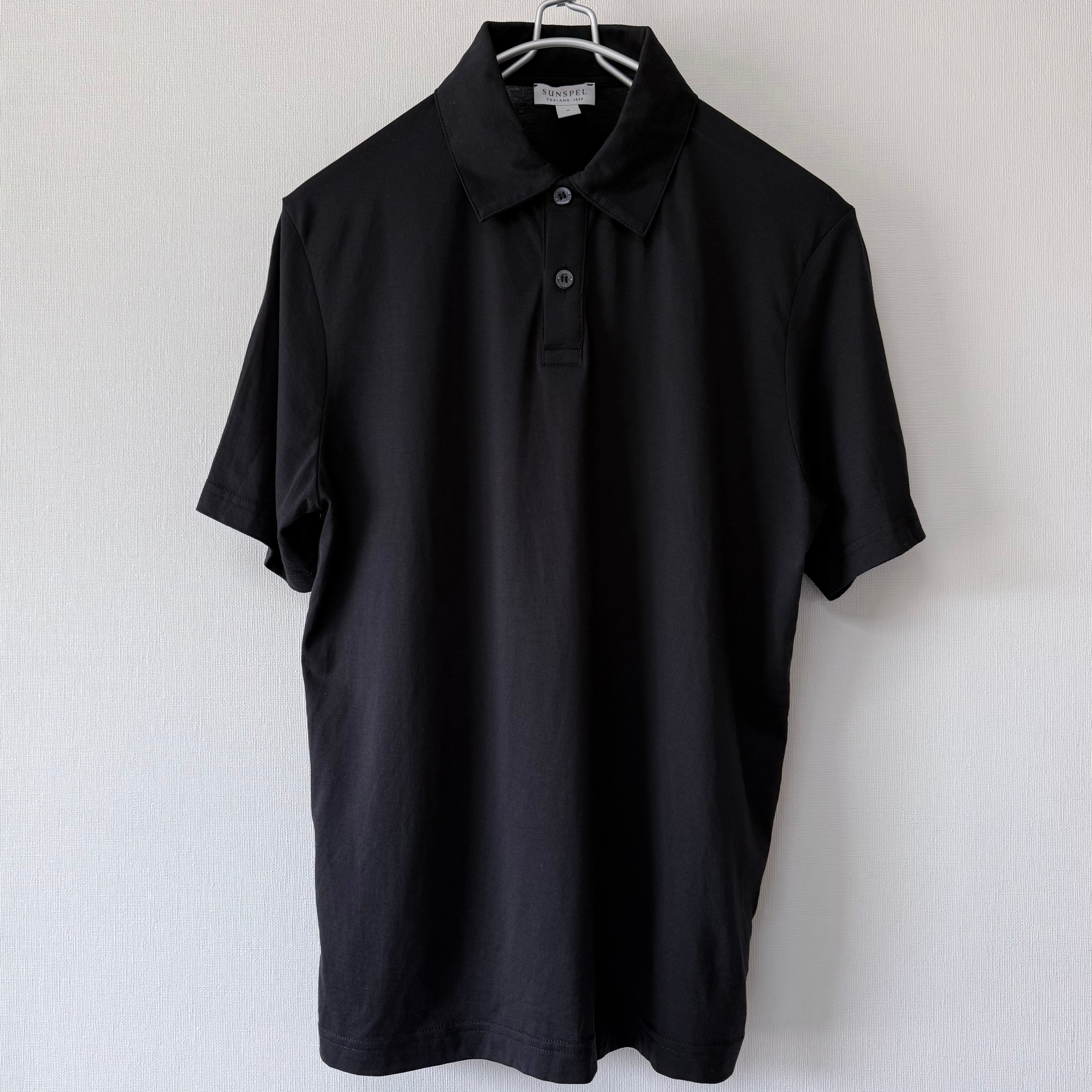 LACOSTE PH5522L コットン 鹿子 半袖ポロシャツ ブラック サイズ2 (S