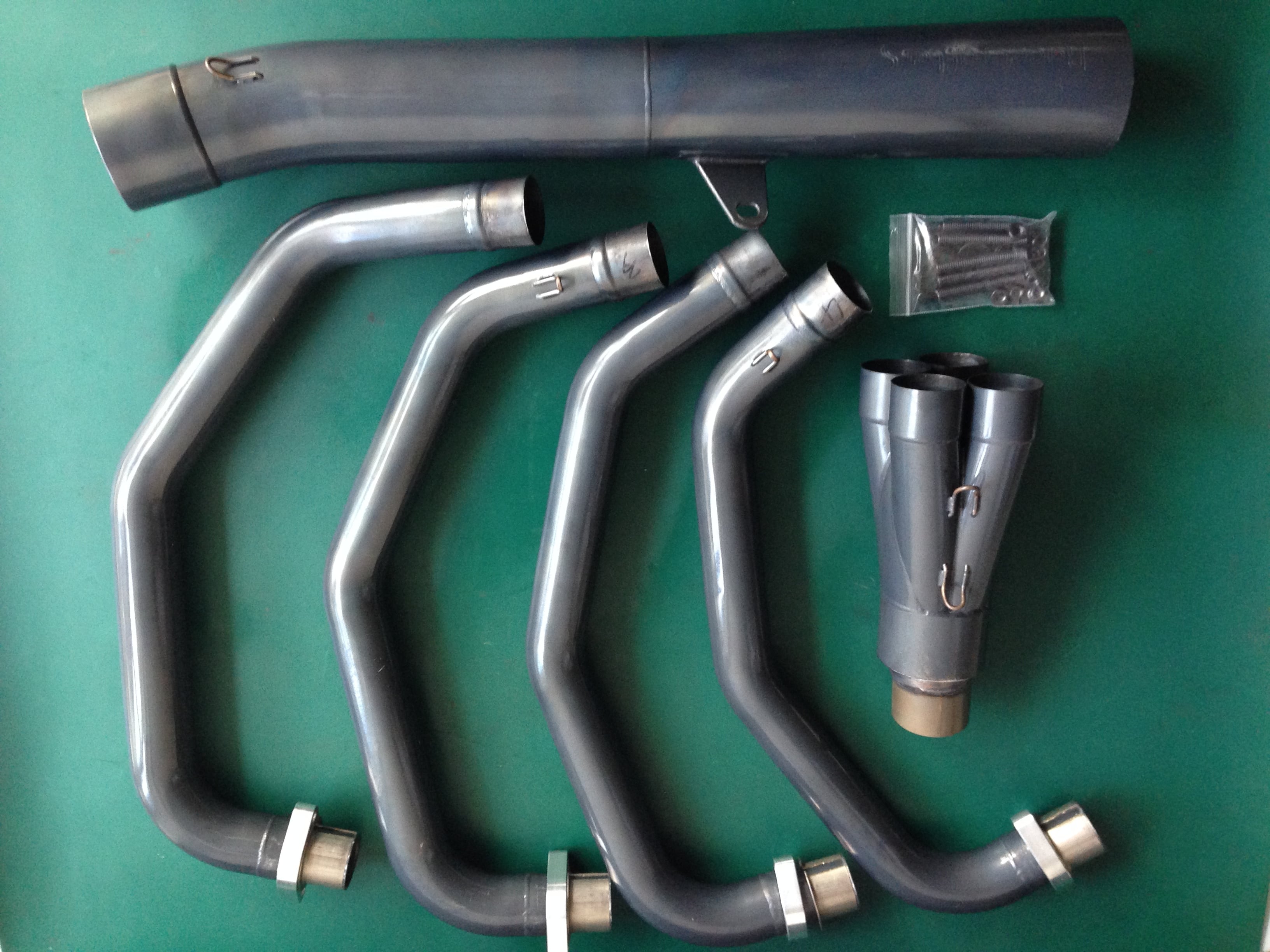 レースクラフターズ KZ1000J用 機械曲げ フルエキゾーストシステム