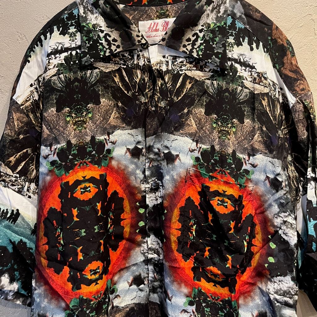 Aloha Blossom アロハシャツ MASA SCULP 46 KING & QUEEN SHORT SLEEVE