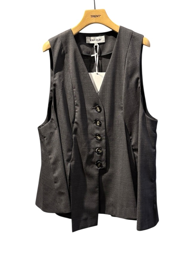 【25AW】ENFOLD エンフォルド / FLARE VEST
