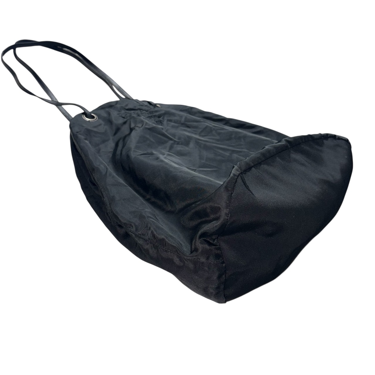 PRADA black nylon shoulder bag