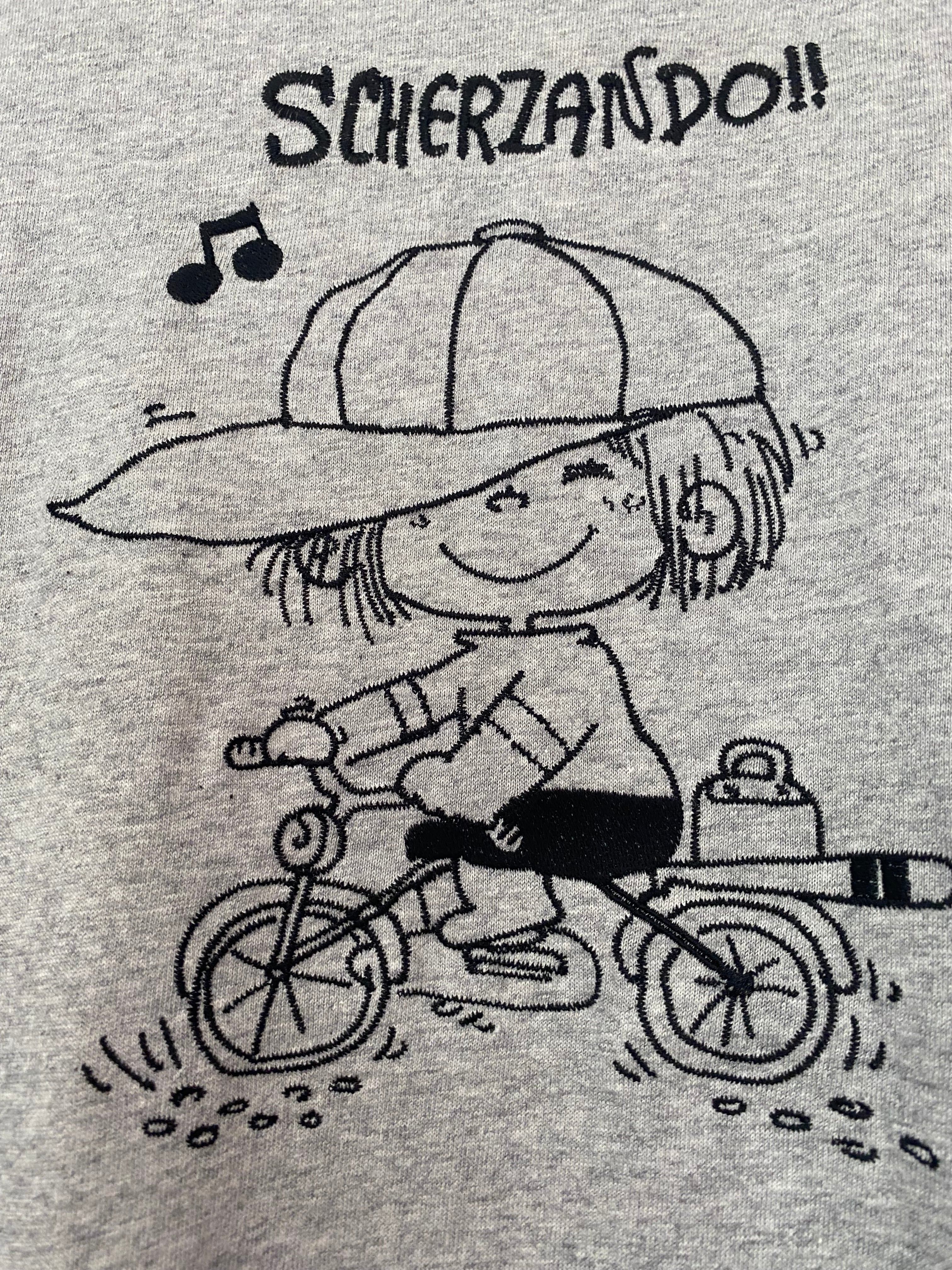 水森亜土刺繍ロングスリーブTシャツ | 水森亜土のおもちゃ箱画廊 official
