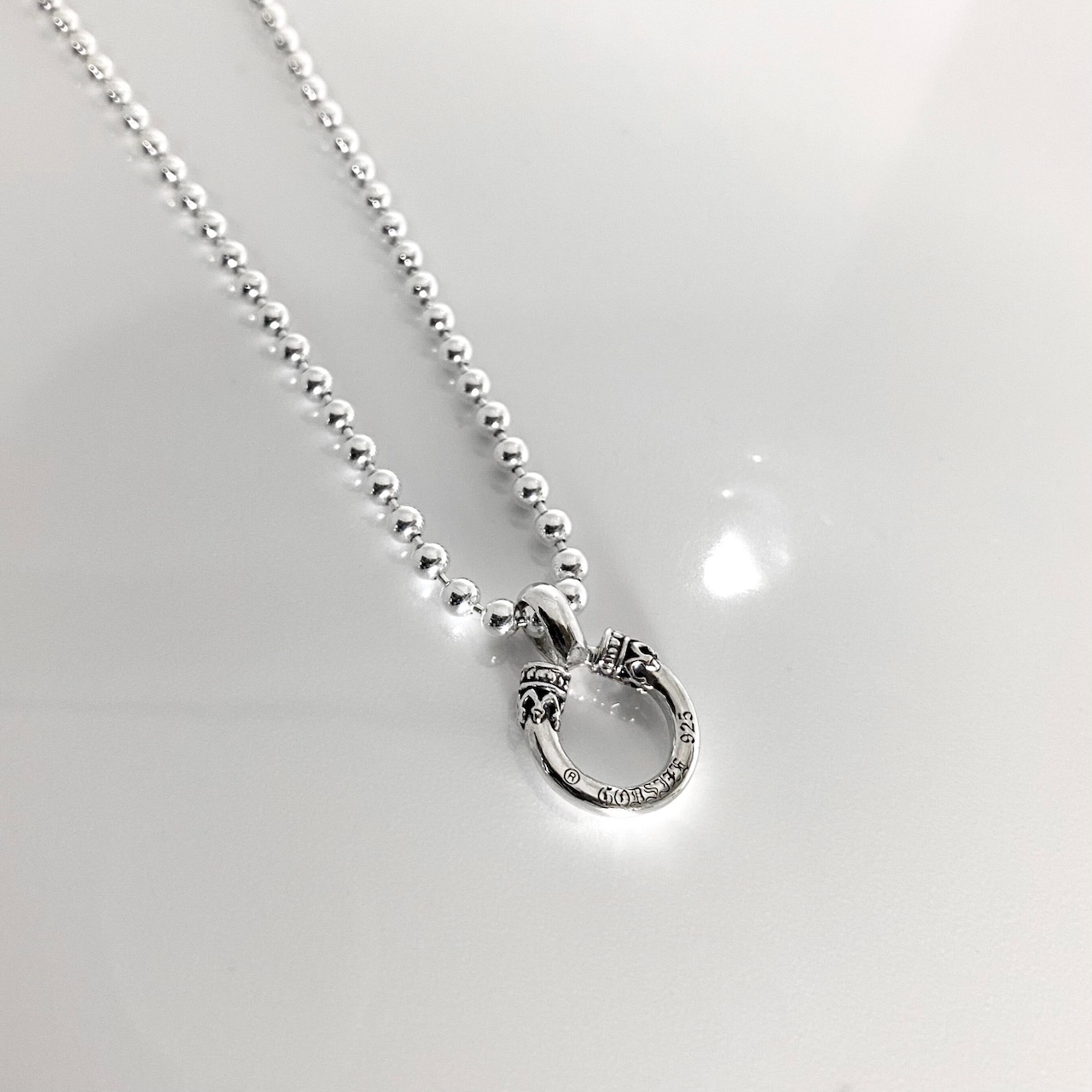 CROWN HORSESHOE with DIAMOND PENDANT / クラウンホースシューダイヤモンドペンダント