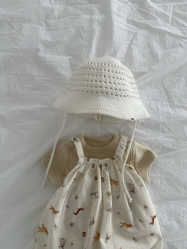 〘予約〙minirobe / summer punching bucket hat