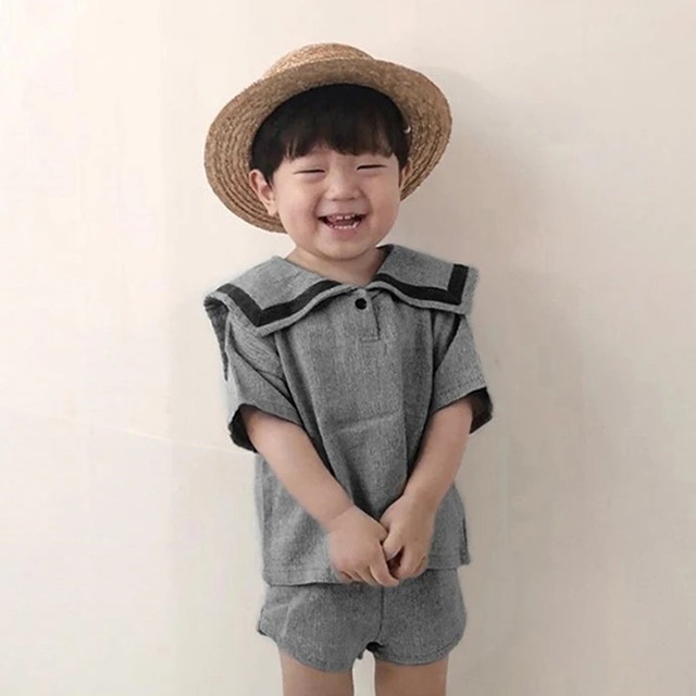 【取寄】英国風でワンランク上の夏の定番セーラーセットアップ