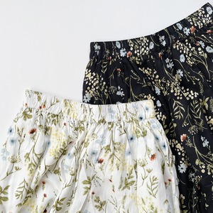 Rayon print relax pants (off-white)