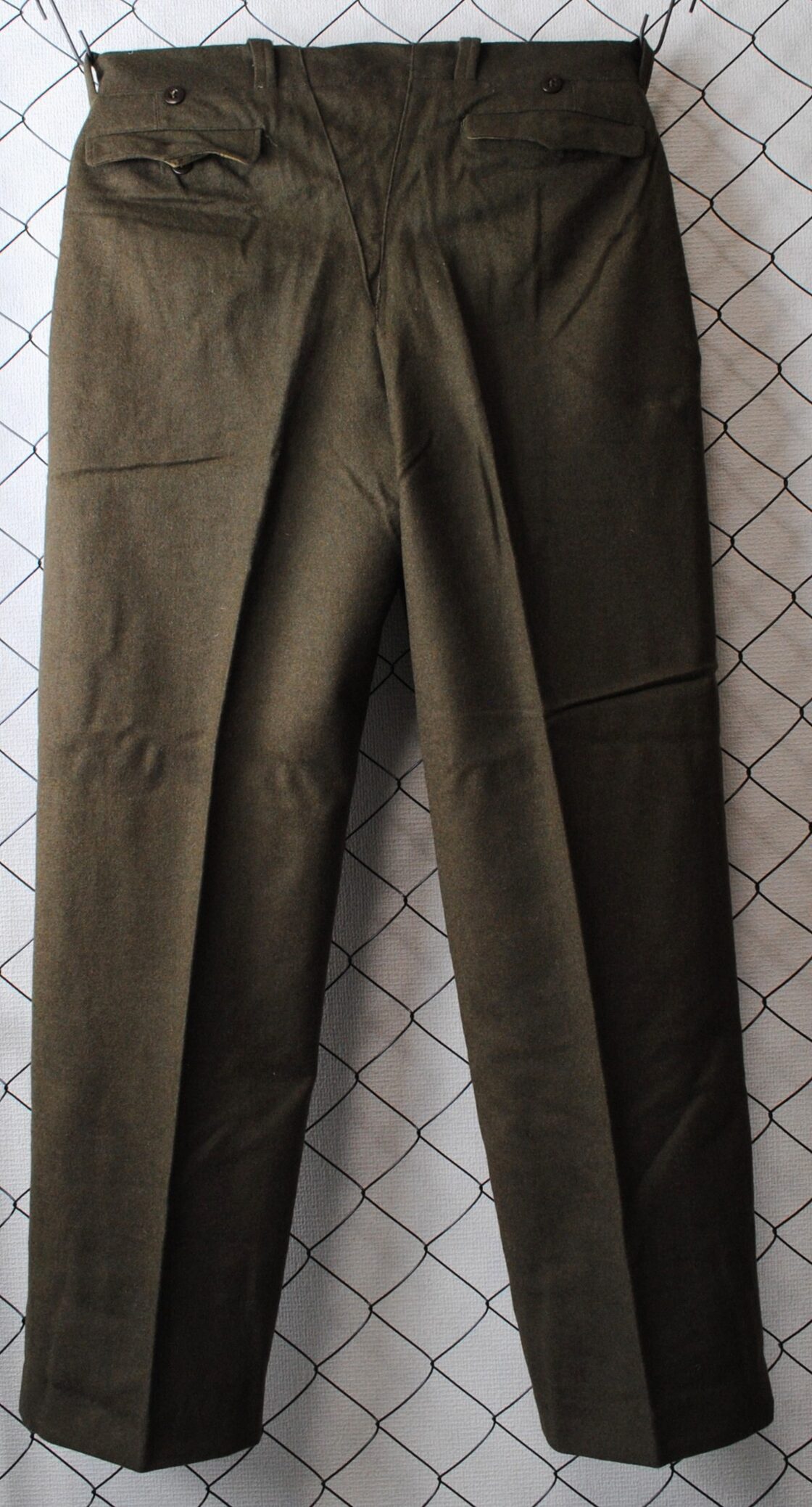 DEADSTOCKフランス軍 1950～60年代 M-52ウールトラウザーズ ワンタック 