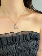 Fish hook necklace
