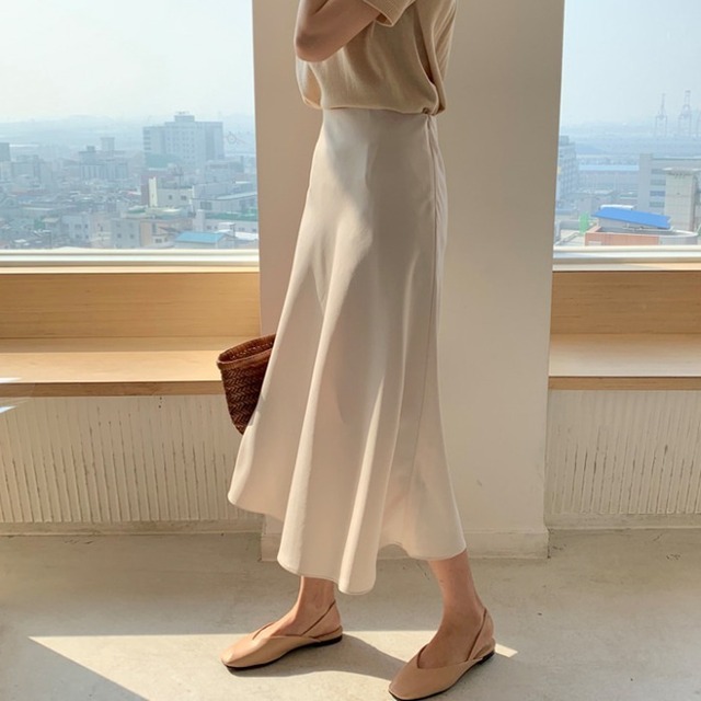 ミモレ丈 ドレープスカート ハイウエスト スカート ボトムス ロングスカート 膝下 ミモレ ミモレ丈 Aライン かわいい 大人可愛い きれいめ シンプル カジュアル 大人 上品 おしゃれ お洒落 大人女子 無地 春 夏 秋 冬 30代 40代 50代 60代 レディース ママ ビジネス OL 通勤 デート お出かけ 公園デビュー 女子会 休日 旅行 着回し 普段使い 韓国 韓国系 オルチャン 楽ちん ゆったり サイズ S M 色展開 黒 ブラック ピンク 7226