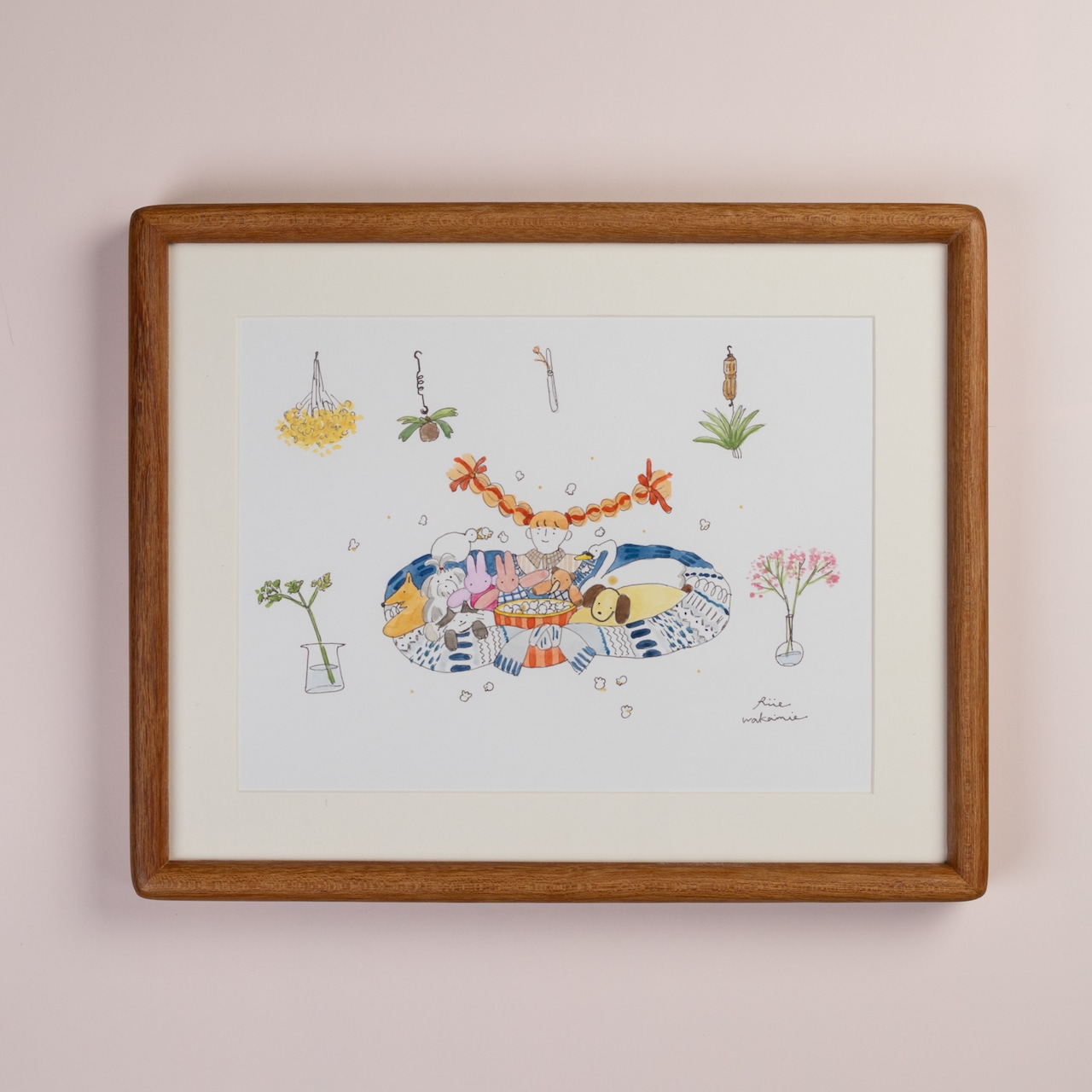 < Riie ／ ワカイリエ > 原画「みんな抱きしめセーター」