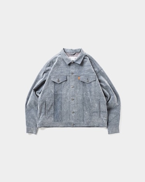 TIGHTBOOTH / FLOCKY DENIM JACKET / BLUE