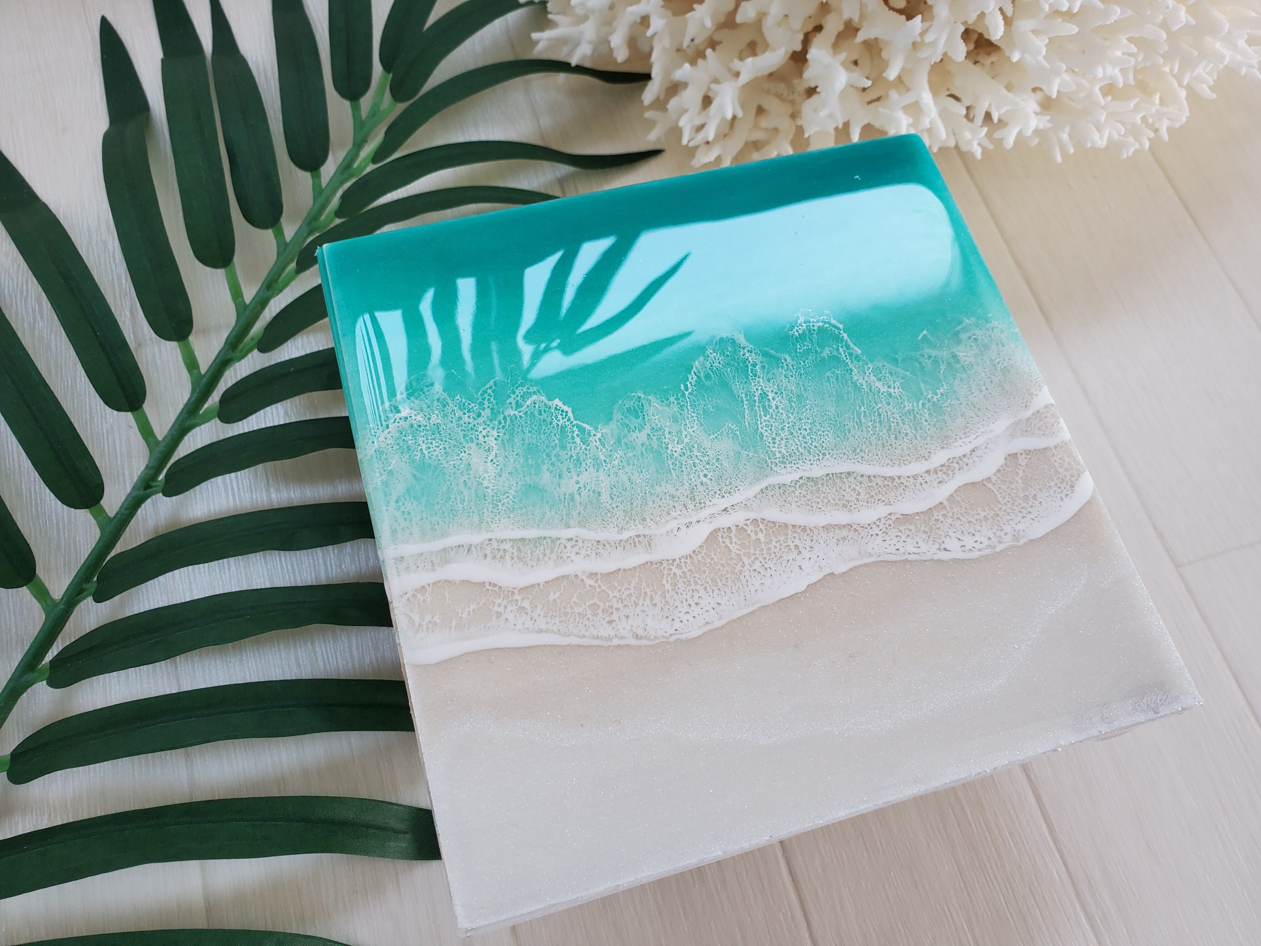 113.オーシャンレジンアート 3wave