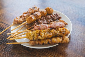 【勝手に応援プラン】阿蘇天然水若鶏の焼き鳥（梅雨の呑み倒れ【昼】）