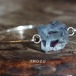 【040 Ghost House Collection】 フローライト 鉱物原石 シルバー925 ブレスレット 天然石 アクセサリー