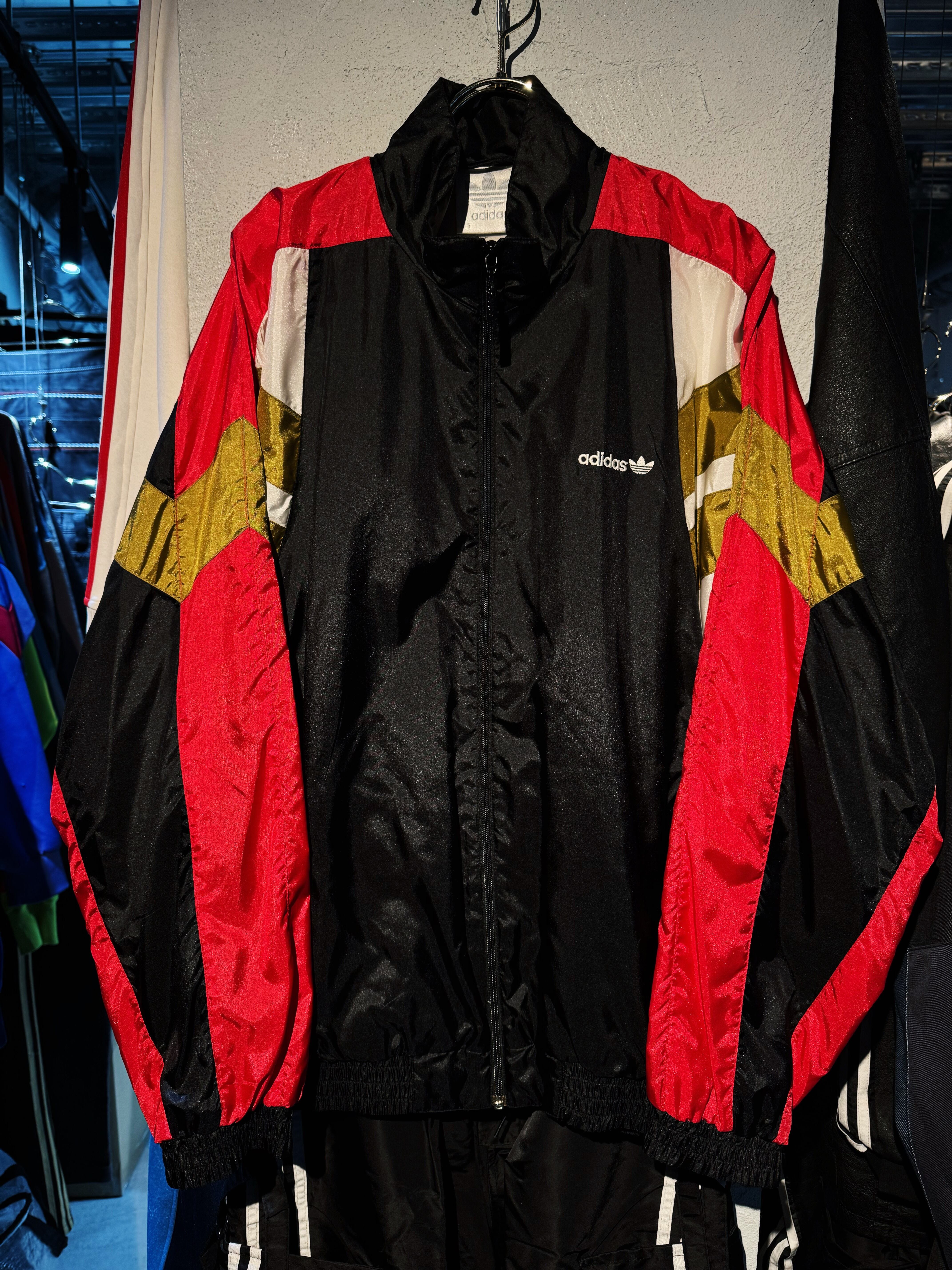 80's"ADIDAS"EURO vintage switching color nylon track jacket