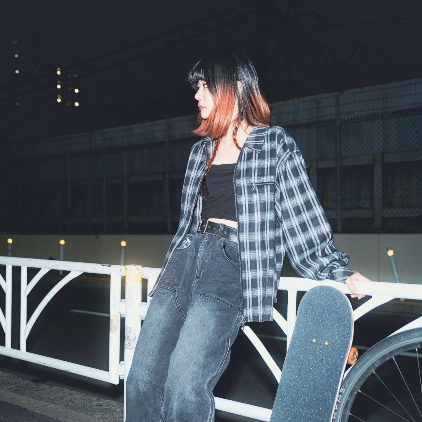 CHECK ZIP SHIRT | ANTIMID