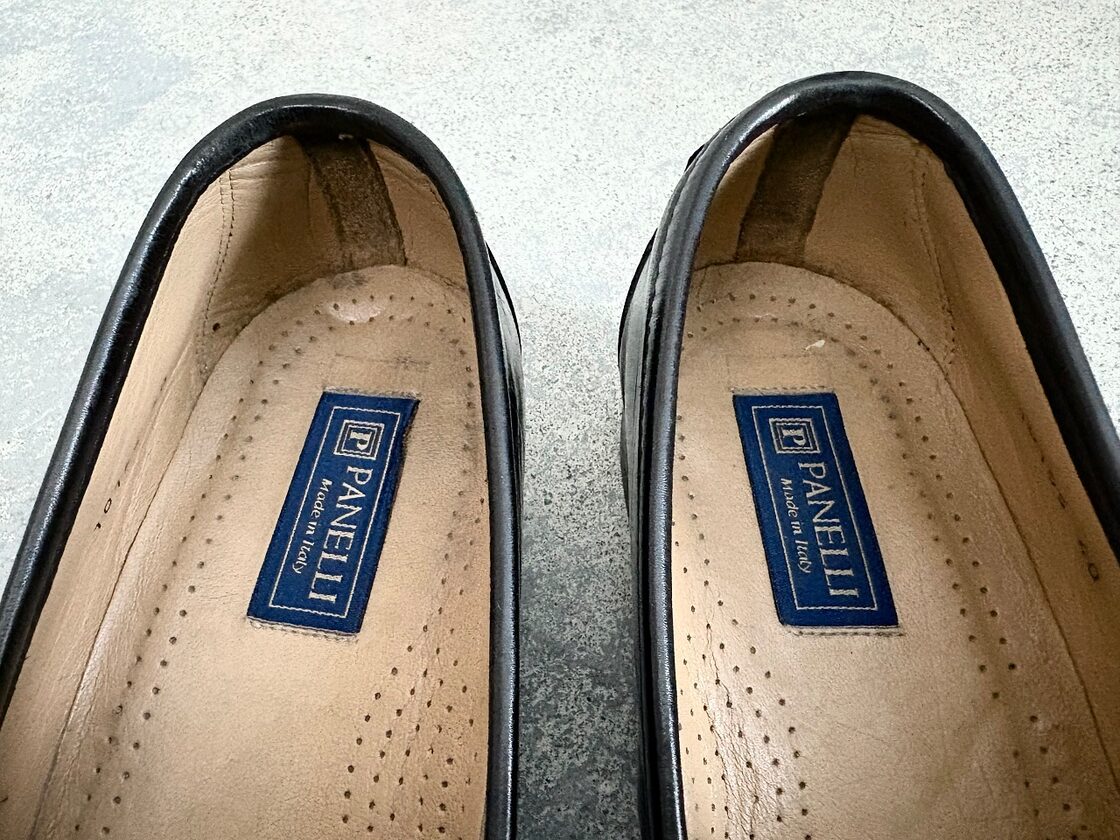 PANELLI Slip-on leather shoes MADE IN ITALY | PAY ID