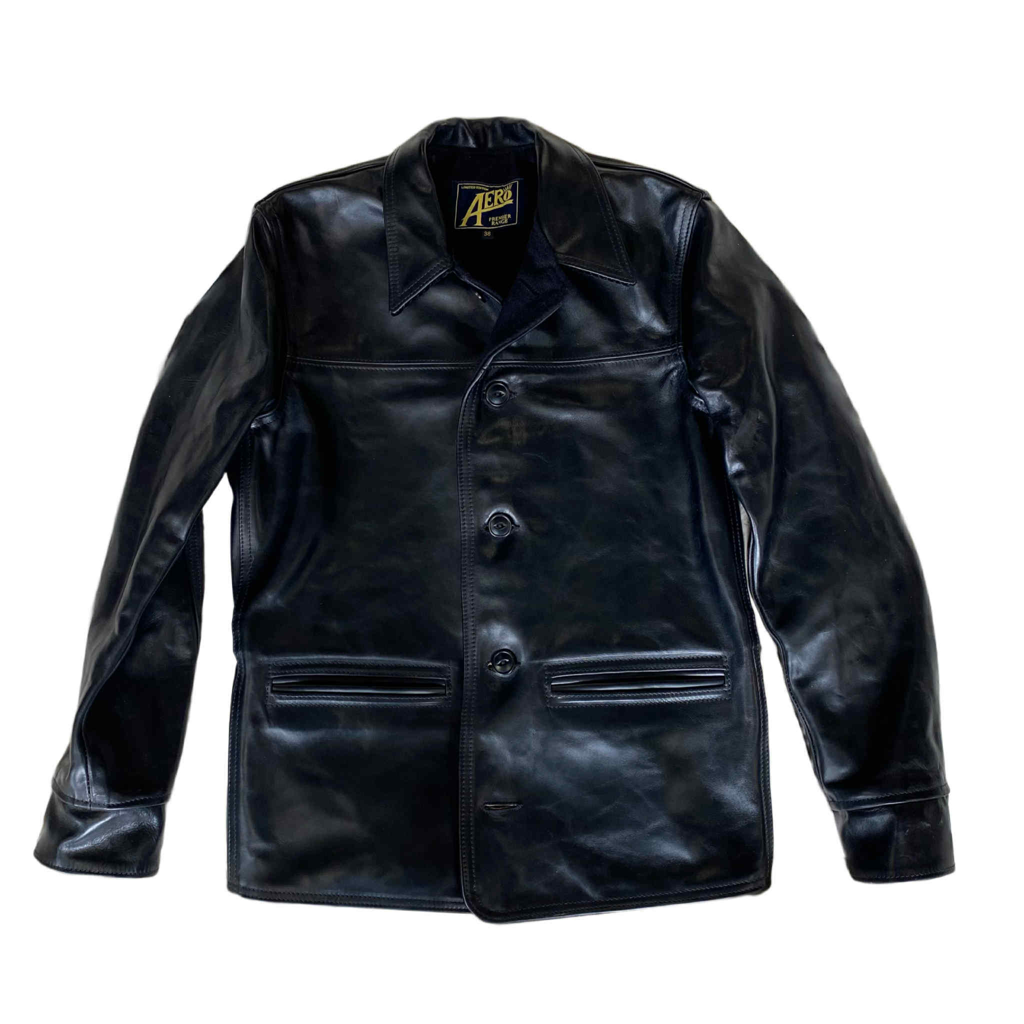 希少 34inch 馬革 エアロレザー レザージャケット ブラック 楽天市場】Aero Leather エアロレザー ジャケット サイズ:34(XS