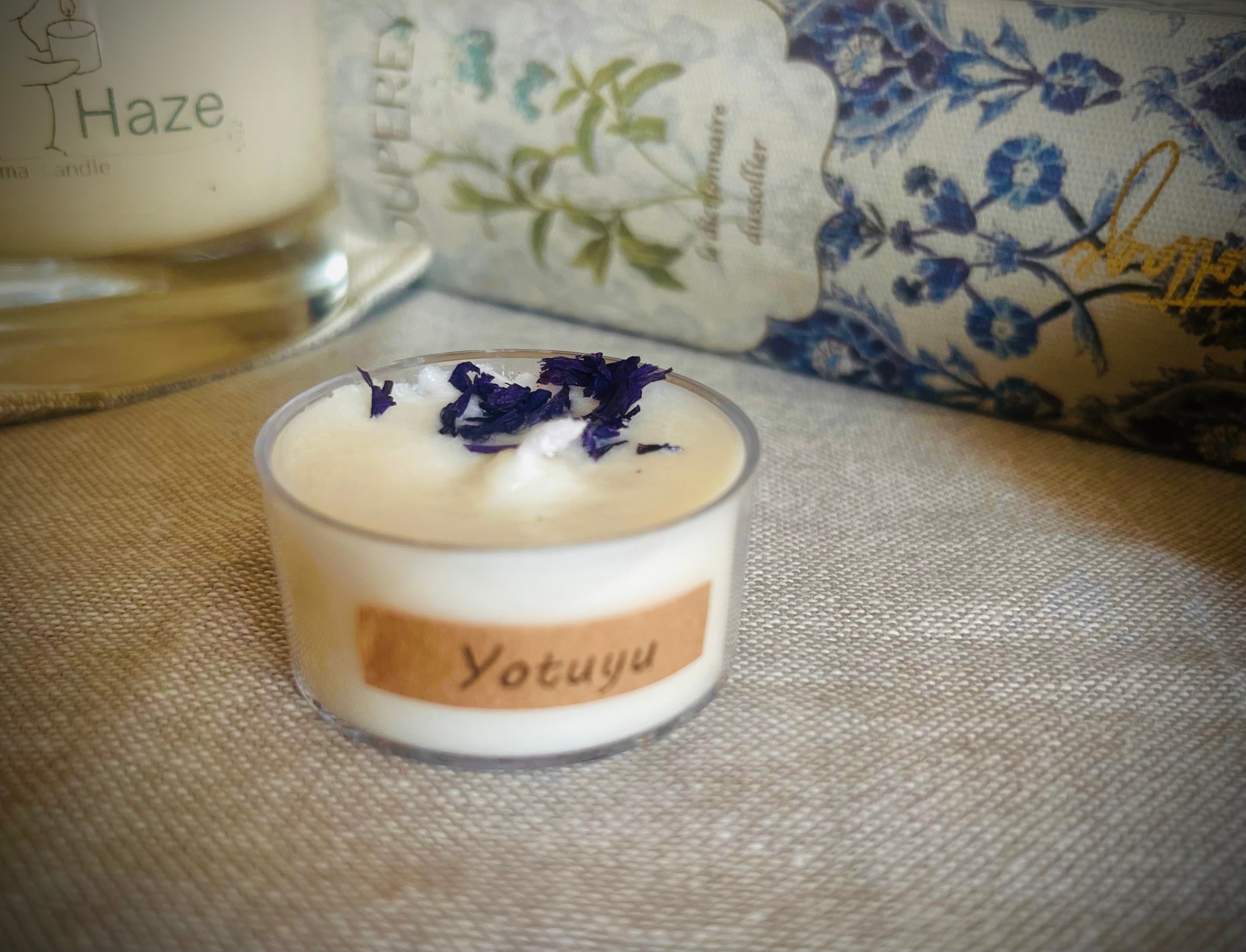 ハーブ・ティーライトキャンドル】100％植物由来(コットン芯)アロマ