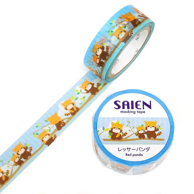 SAIEN　レッサーパンダ　15mmマステ　SA07