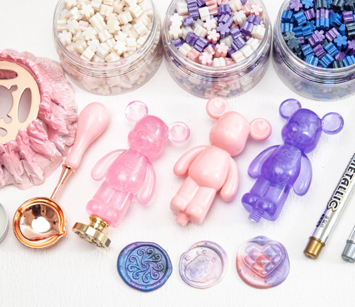 スタンプハンドル（くまちゃん） | シーリングスタンプ専門店 calm