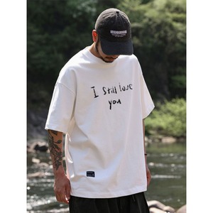 Slogan print t-shirt 0575