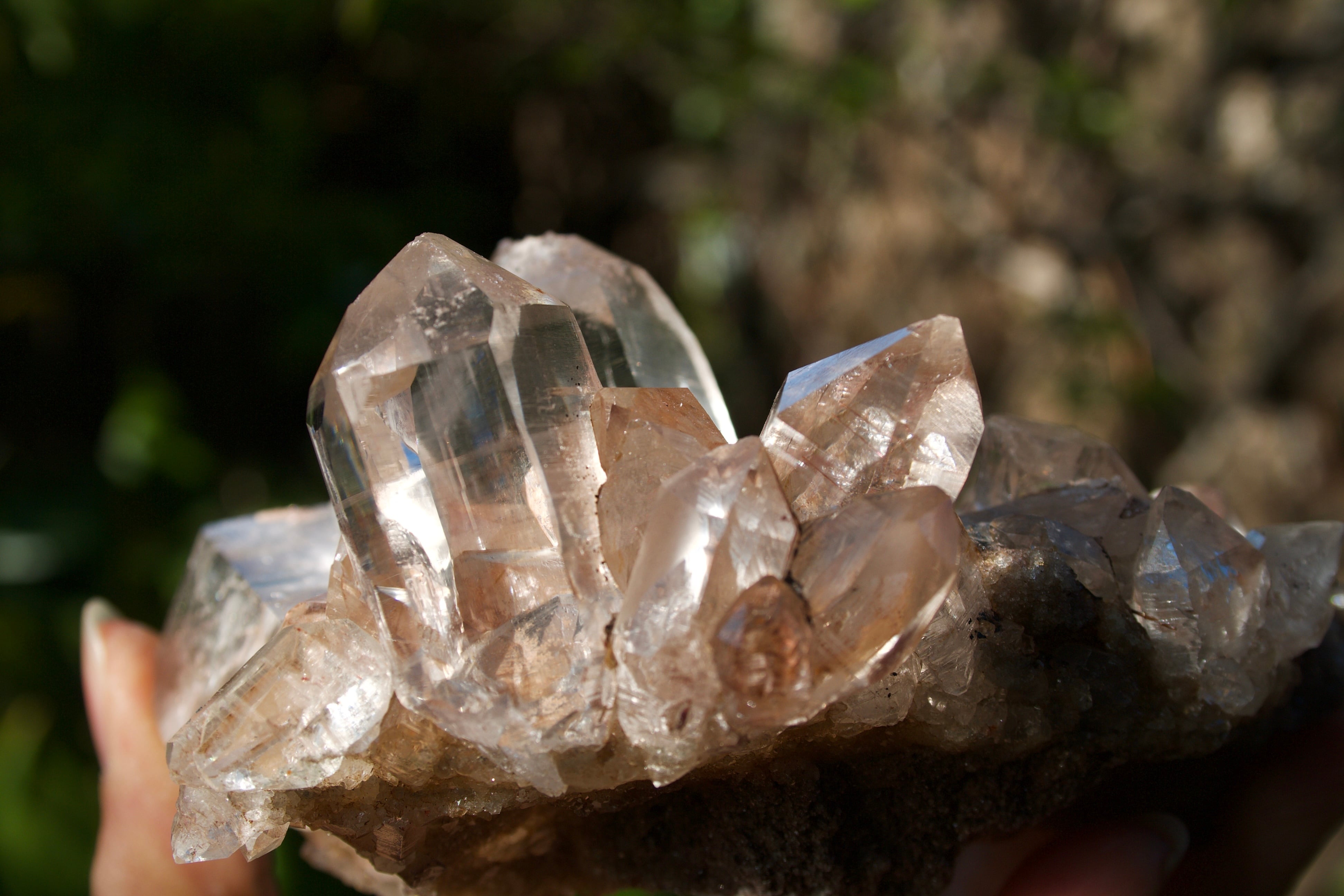ジャイナラ産ヒマラヤ水晶クラスター | Ayodhya crystal Online Shop