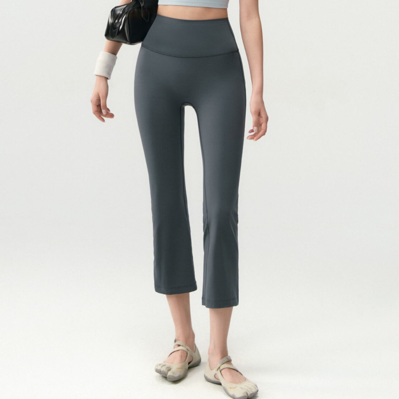 High Waist Cropped Tapered Pants BM0087