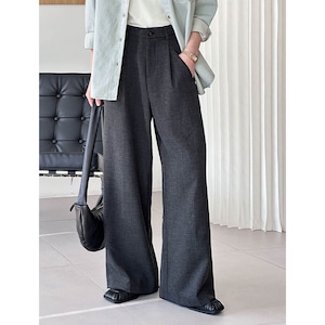 wide straight pants　202297