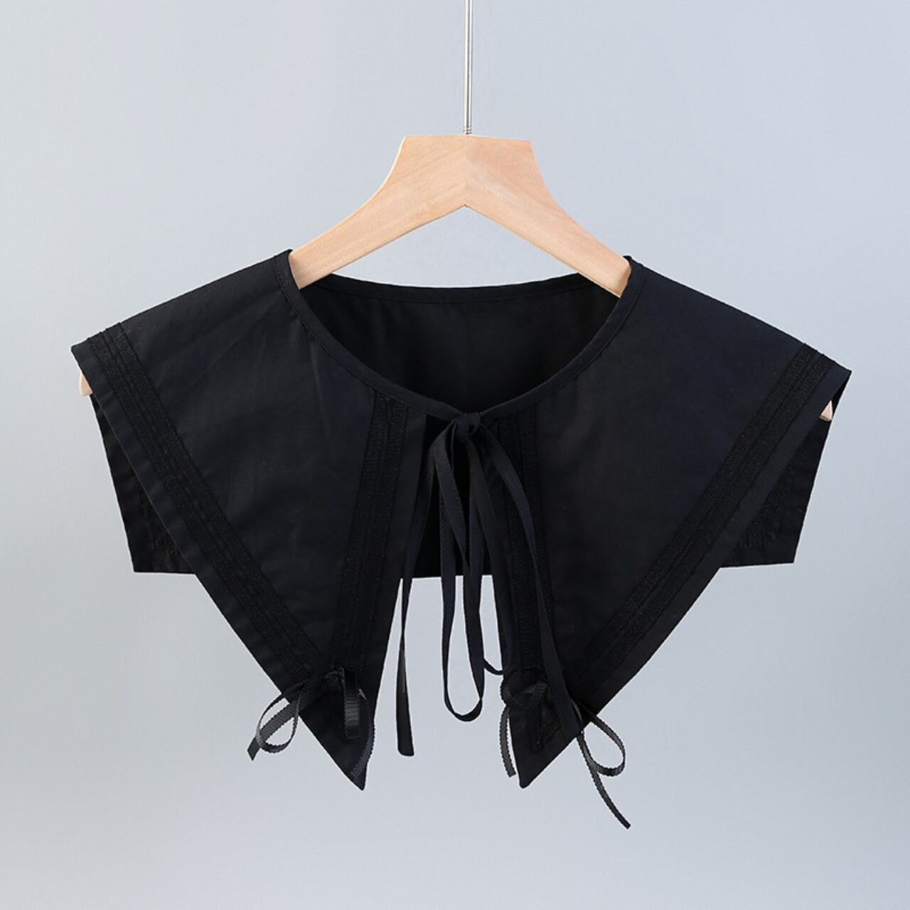 リボン付け襟　2color　1274