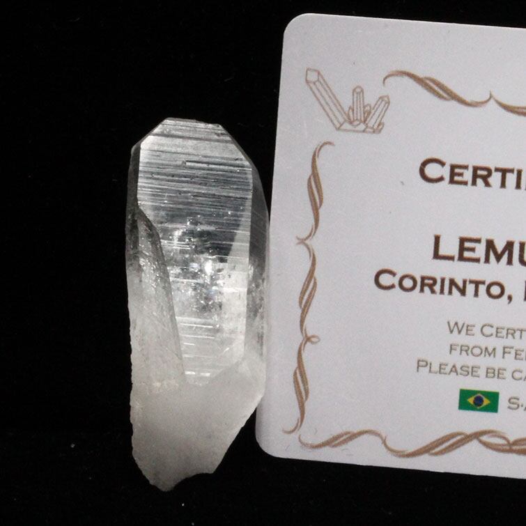 レムリアンシード 水晶 原石 ブラジル ミナスジェライス州 コリント産 証明書付属 一点物 271-549
