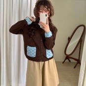 ポイントポケットカーディガン_060233