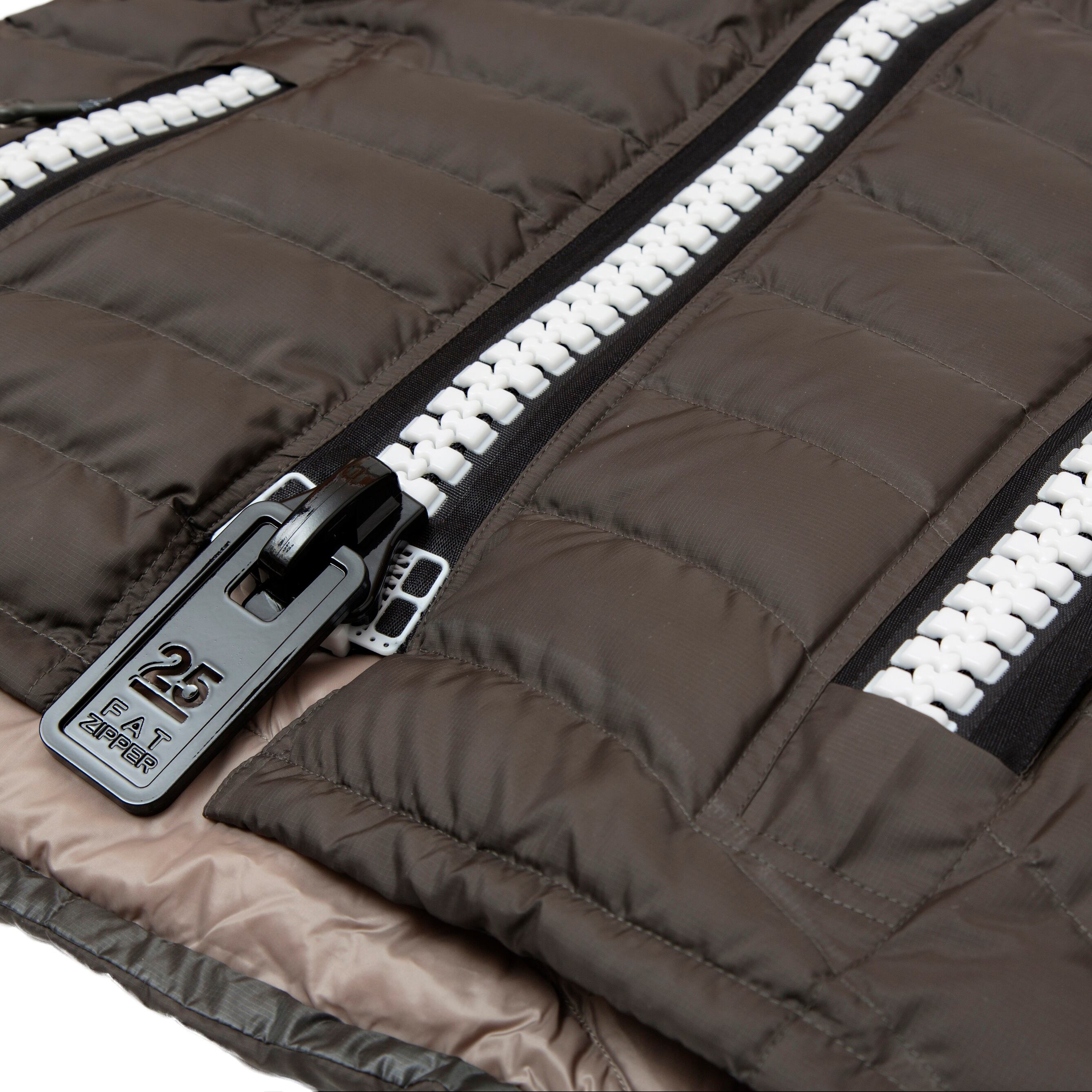 Hypertrophy Fatzipper HOOD DOWN VEST - アウター