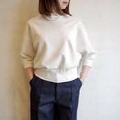 SINME  ハーフスリーブニット　ホワイト