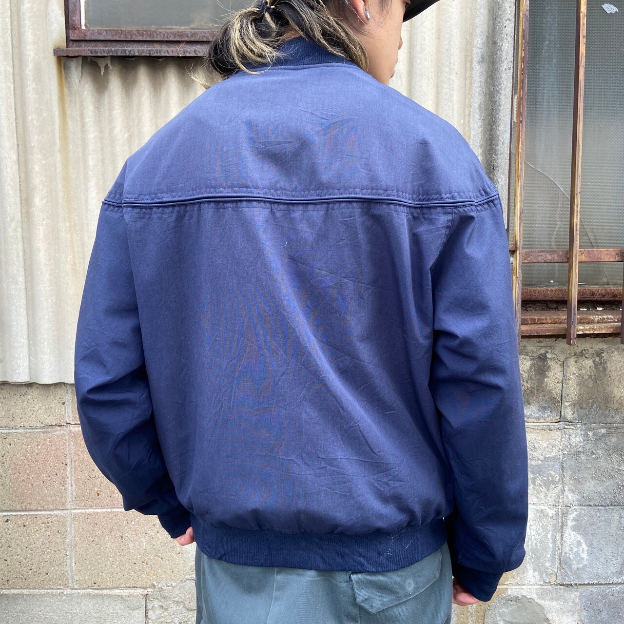 90年代 タウンクラフト カップショルダー ブルゾン ダービージャケット 