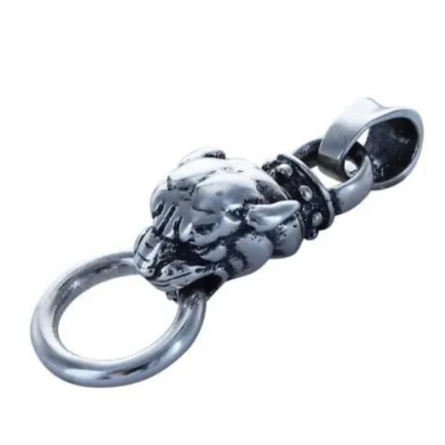 TRAVIS WALKER】 MINI TRIDENT PENDANT | SILVER SLASH