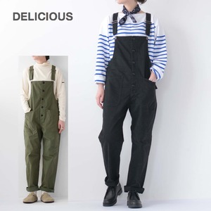 DELICIOUS [デリシャス] NORA OVERALL [dp6307] ノラオーバーオール・サロペット・つなぎ・キャンプ・アウトドア・LADY'S [2022AW]