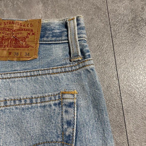 【W38 L34】90s USA製 levi's リーバイス 501 詳細写真15