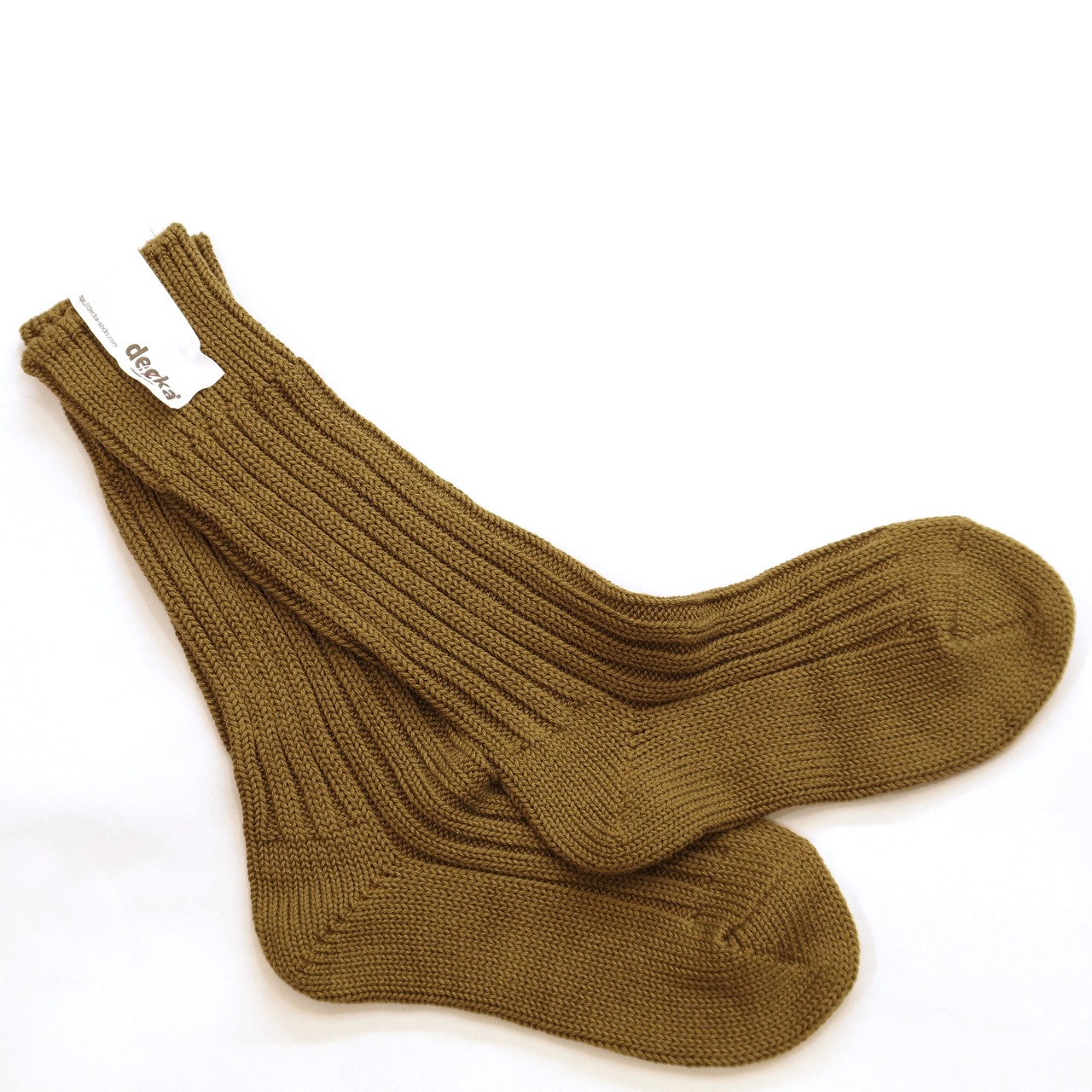 decka Cased heavy weight plain socks