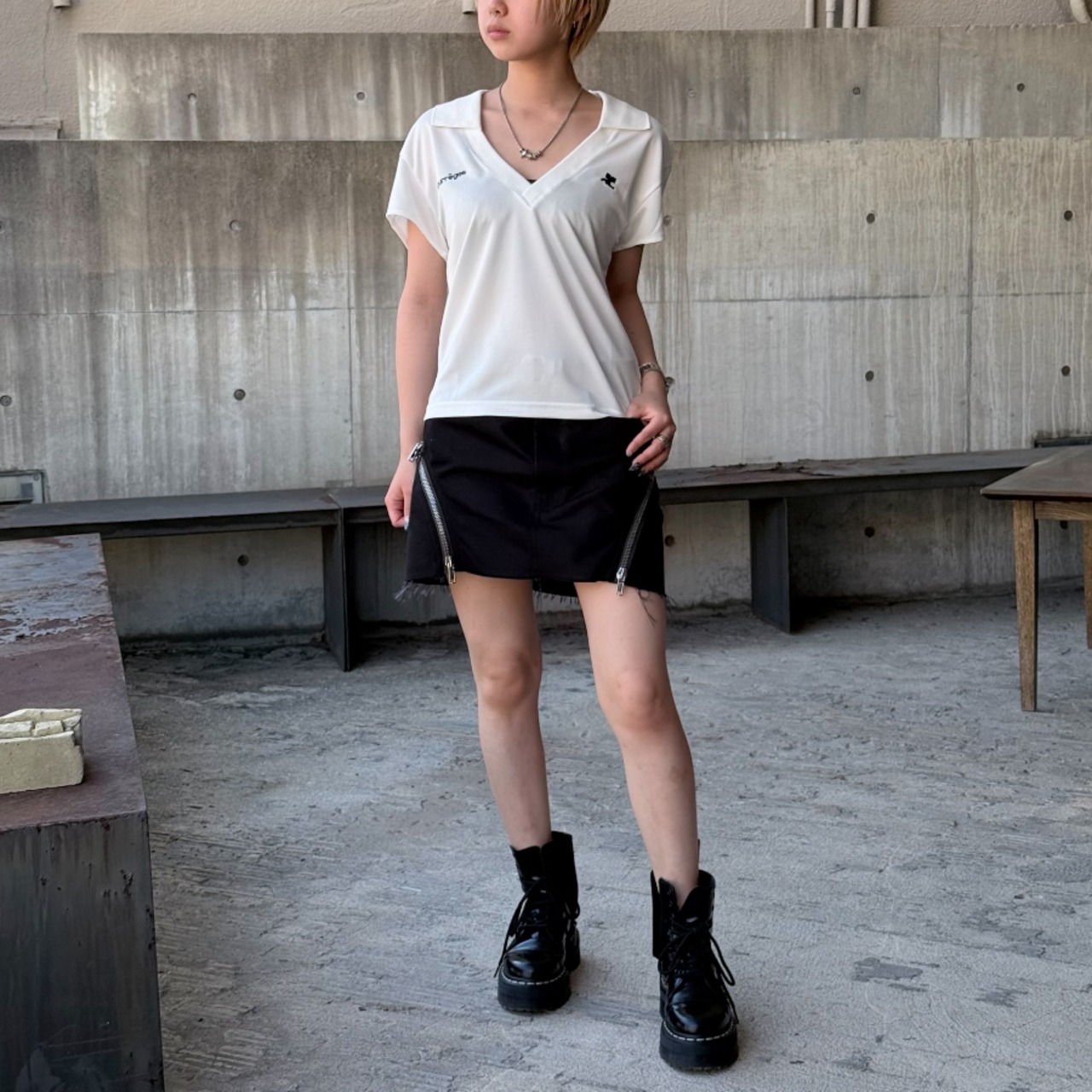 【Courrèges】SPORTS CROPPED POLO - 11