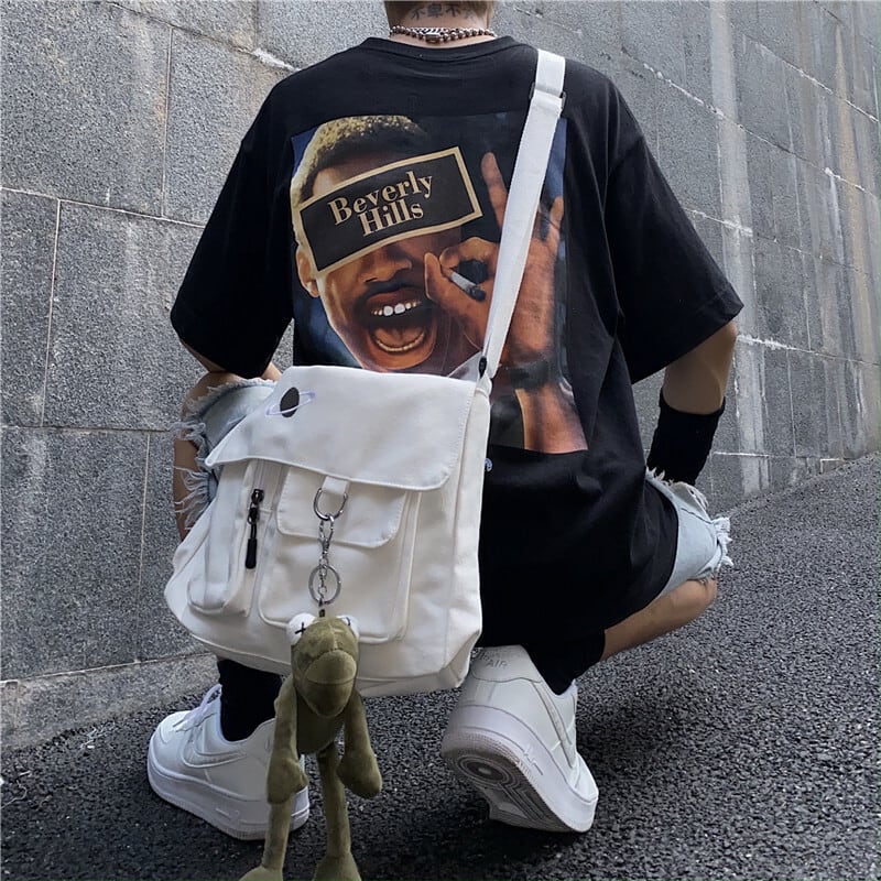 blackup ショルダーバック♡Mmlg Tシャツ 新品 刺繍ショルダーバッグ大人女子☆ メッセンジャーバッグ ⦿韓国 韓