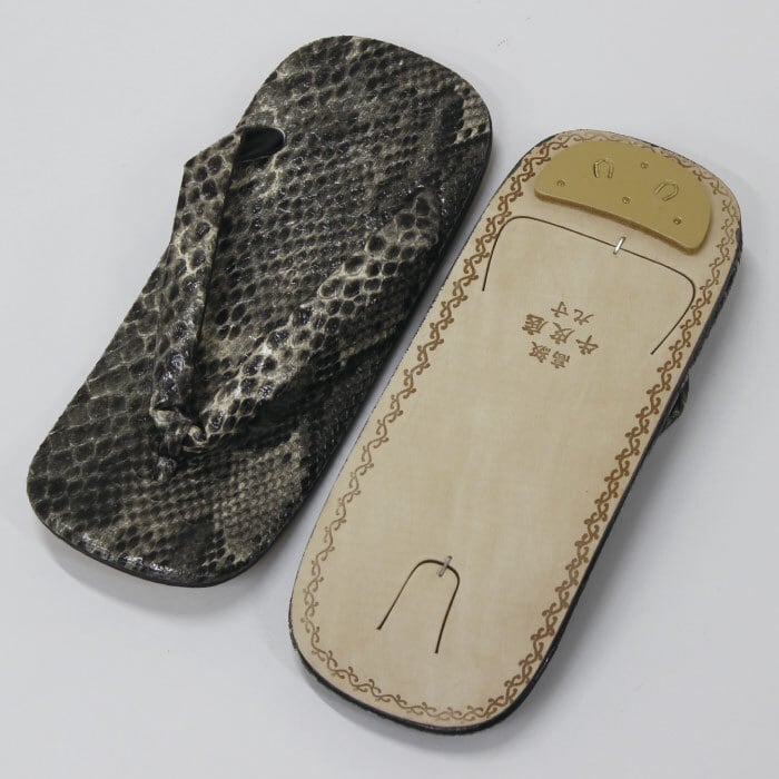 平和屋着物○男性 和装小物 雪駄 畳表 牛革底 逸品 AABH4299ay