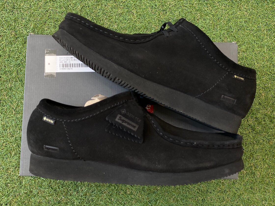 Supreme × CLARKS GORE-TEX WALLABEE BOOT BLACK 28.5cm 120KF6469 