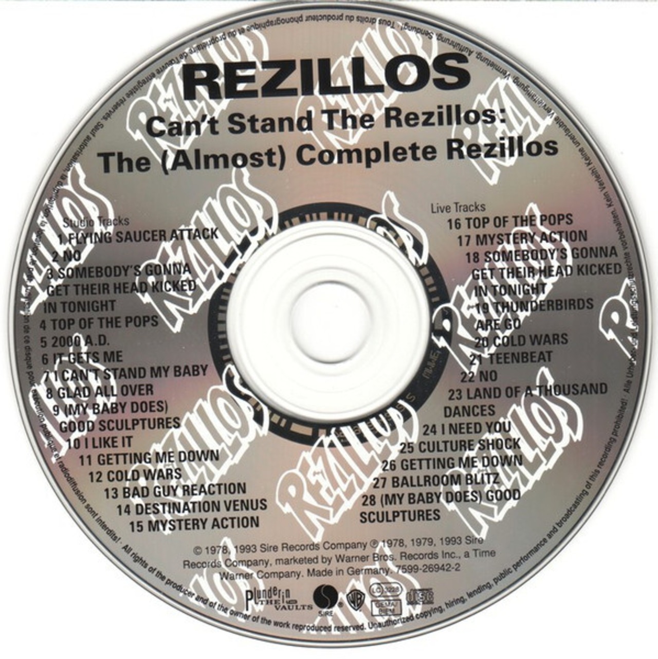 THE REZILLOS/CAN